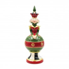 Керамичен буркан за сладки 45см The Nutcracker жена